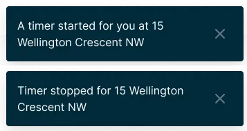 In-app notifications